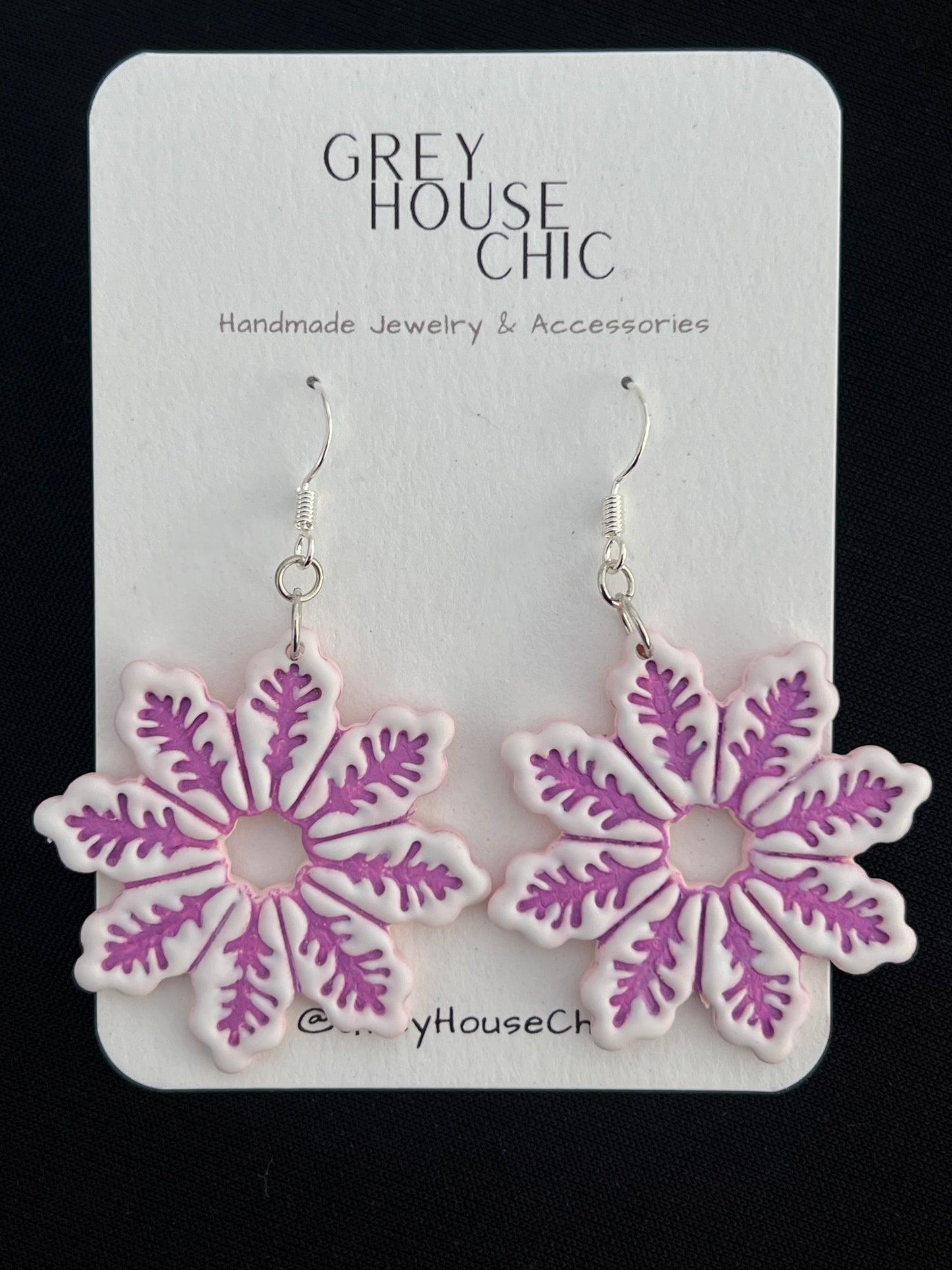 Snowflakes Dangle Earrings