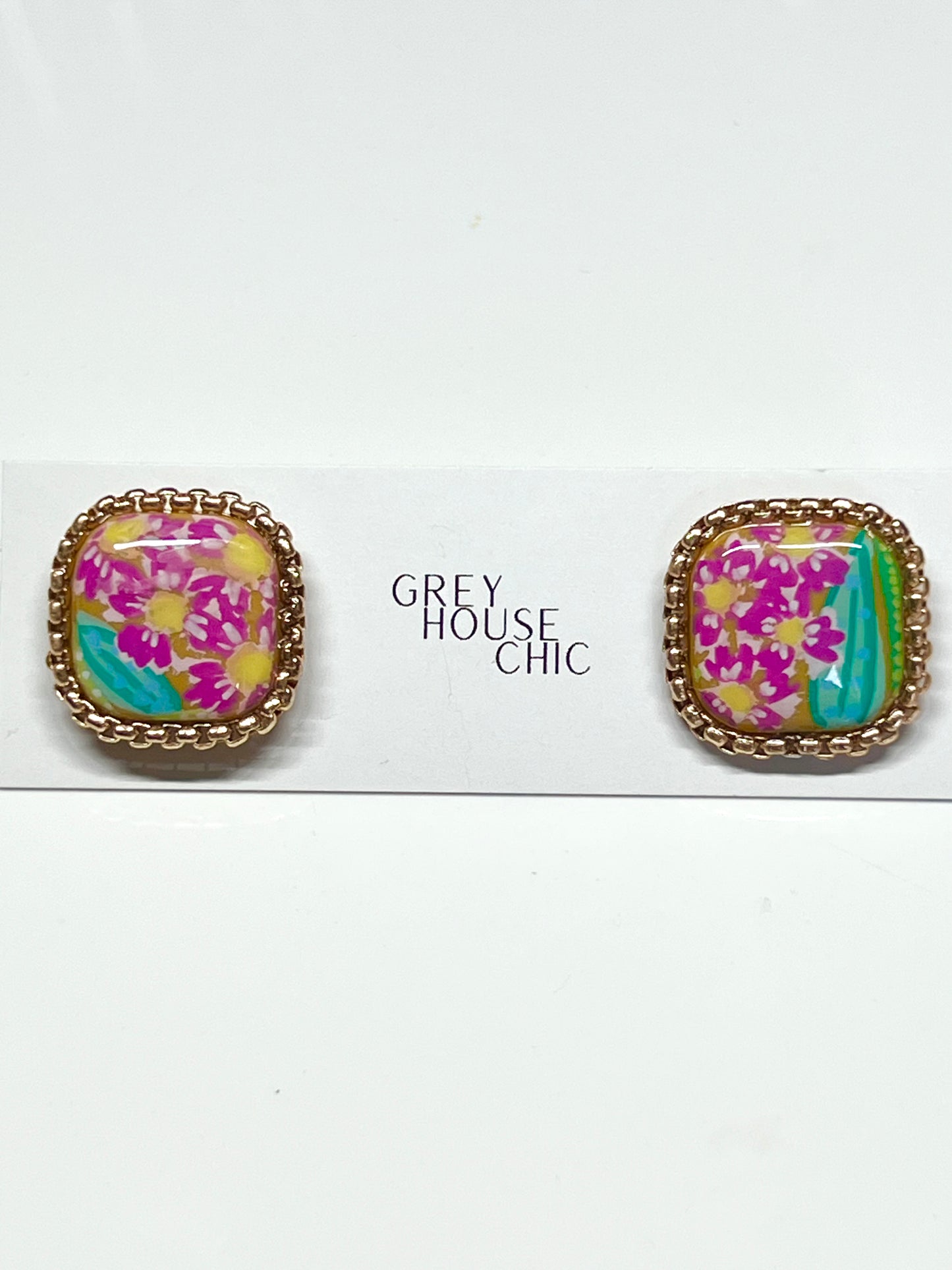 "Sienna" Abstract Tile Studs