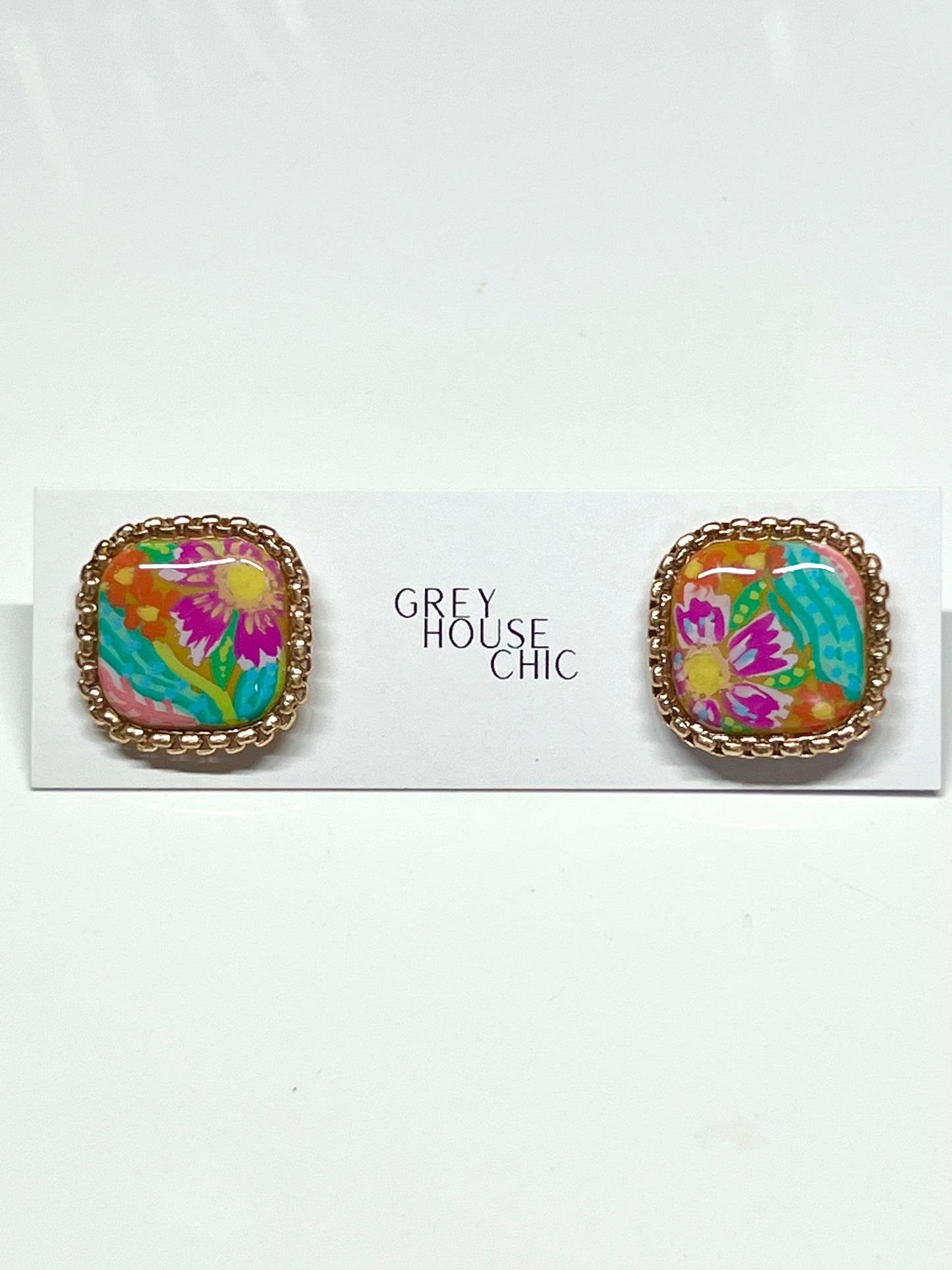 "Sienna" Abstract Tile Studs