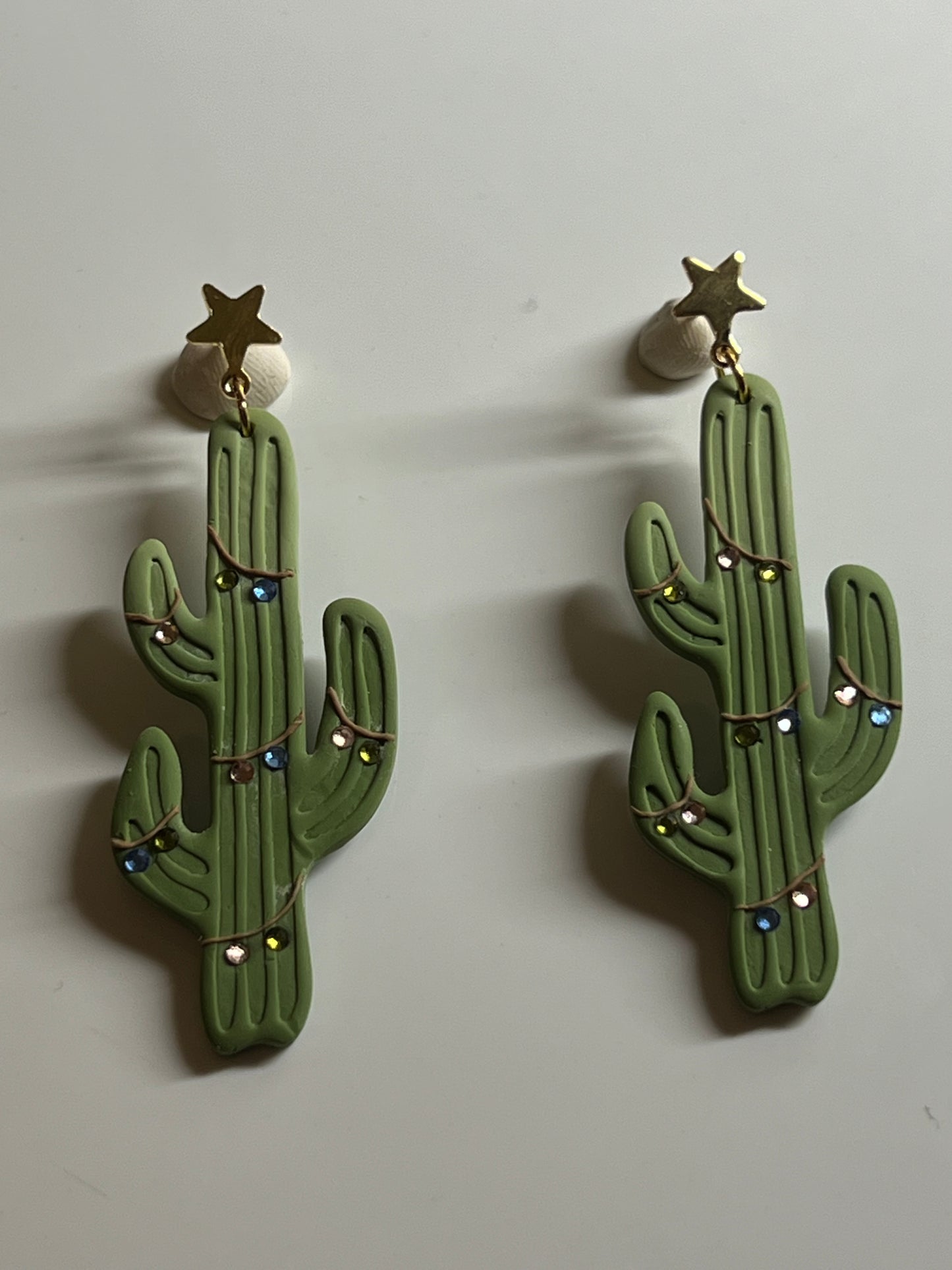 Cactus Christmas tree Earrings