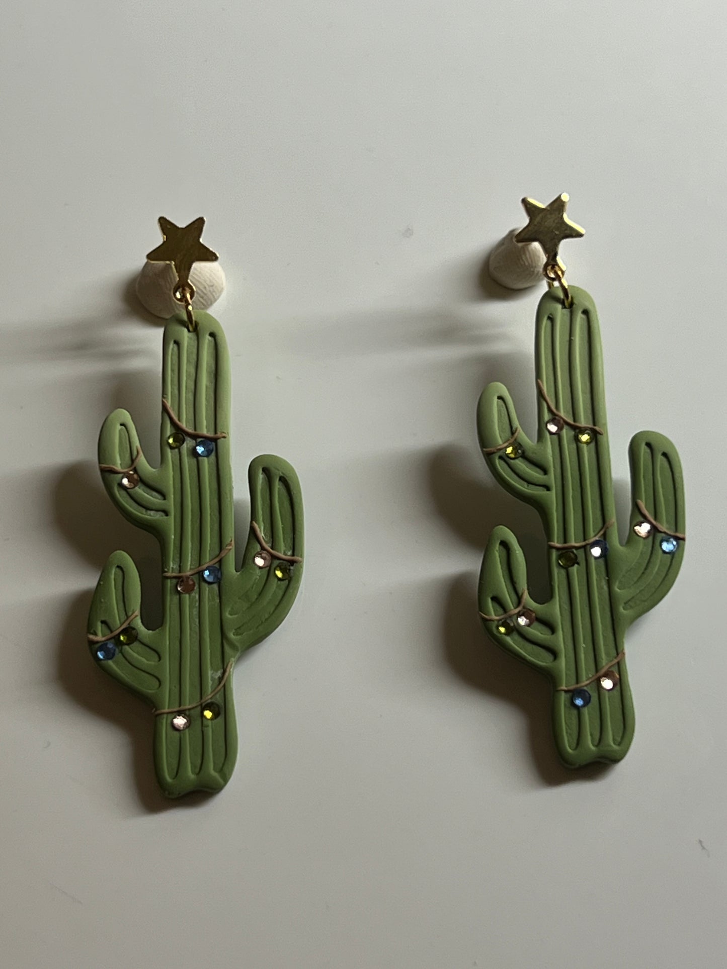 Cactus Christmas tree Earrings